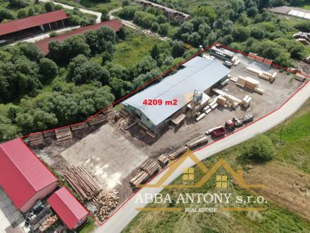 Priemyselný areál – Píla v Hruštíne, ul. Črchľa (4 209 m²)